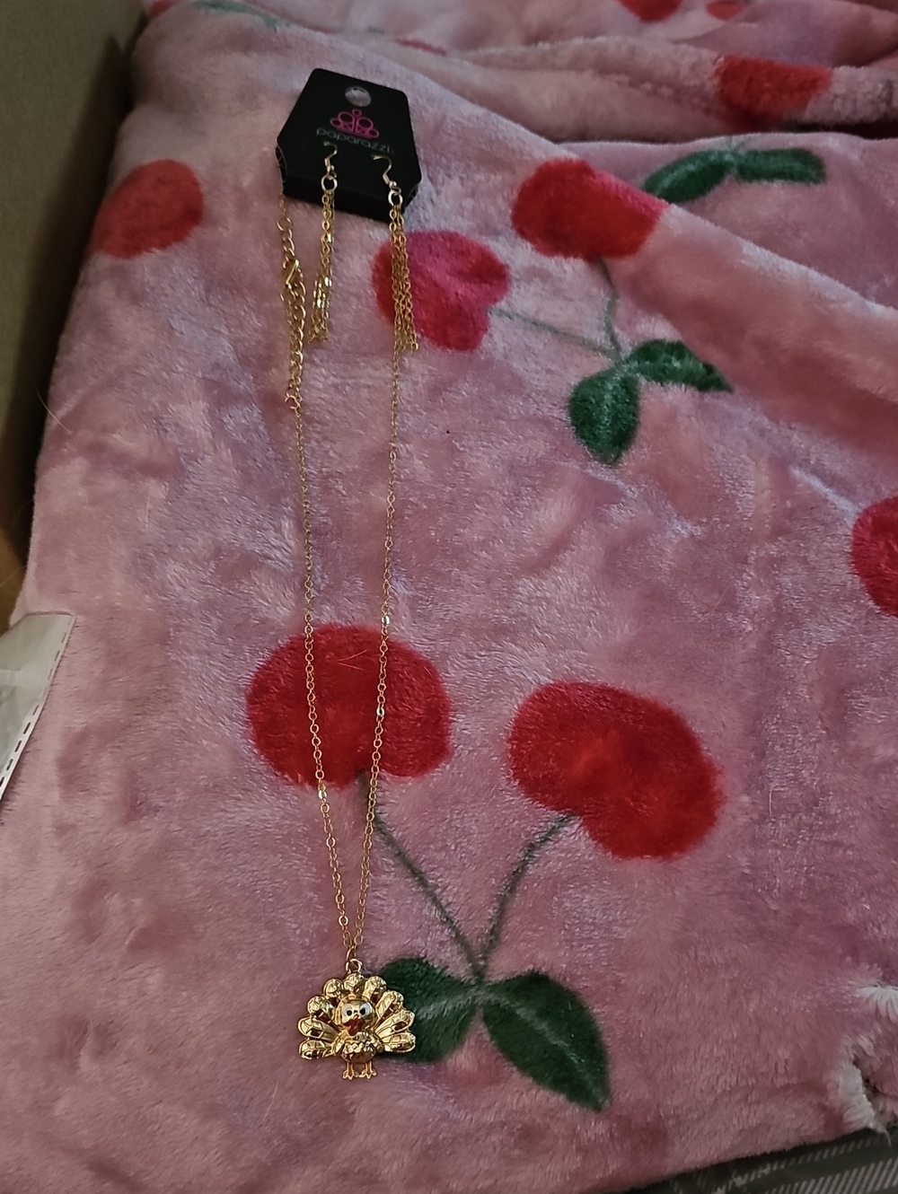 paparazzi Gold Turkey Pendant Necklace